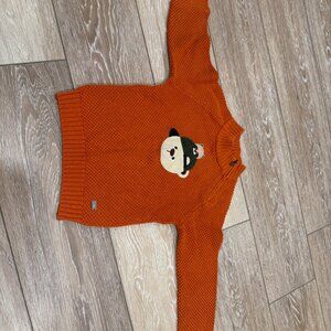 Paw in Paw Orange Sweater Size 120/60 Chinese Sizing